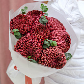 Букет из хризантем "Рига"