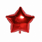 Шар фольгированный "Звезда" красный