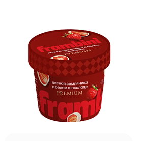 Frambini лесная земляника в белом шоколаде