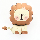 Фольгированный шар "Лев" матовый