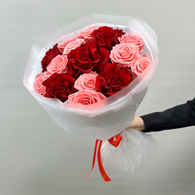 Букет из французских роз "Агата"